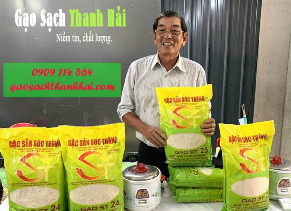 Gạo Việt ngon nhất thế giới ST25 là sản phẩm do kỹ sư Hồ Quang Cua và nhóm nghiên cứu lúa Sóc Trăng lai tạo ra